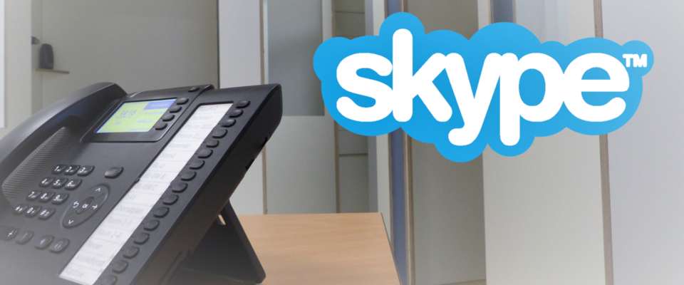 Telefon im Skyperaum